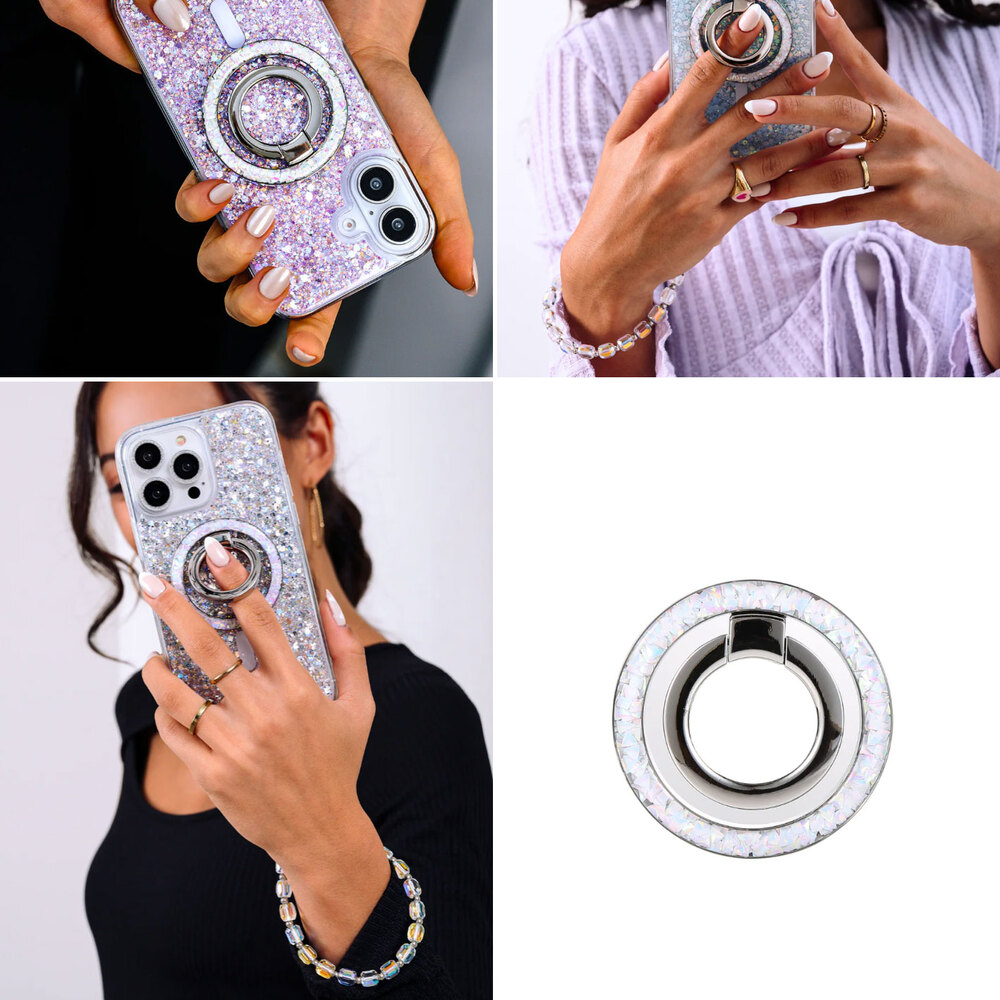 LuxyLemon Dazzle MagSafe Ring Holder Phone Stand for iPhone
